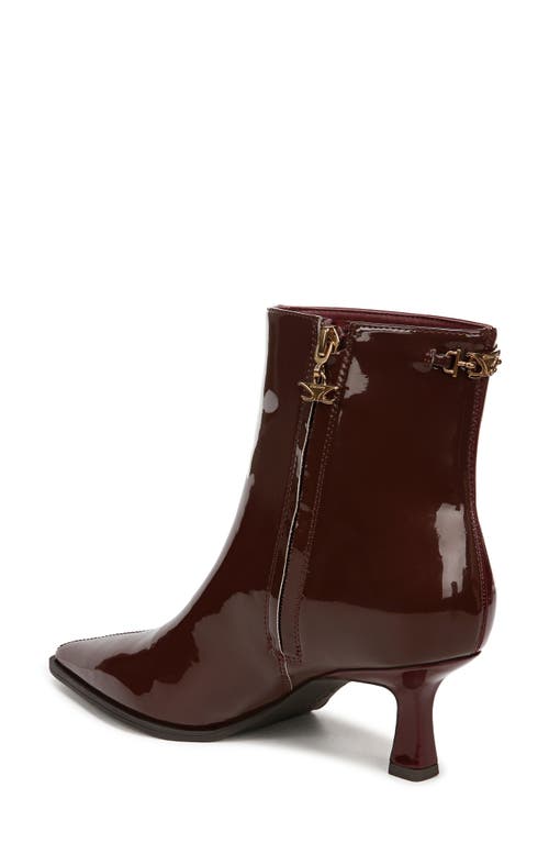Circus Ny By Sam Edelman Women's Yuki Kitten-heel Pointed-toe Booties In Chianti/deep Pecan