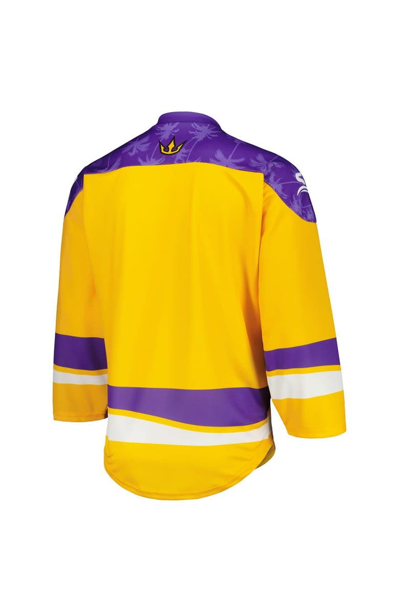 ADPRO Sports Men's Gold/Purple San Diego Seals Replica Jersey, Alternate, color, Gold