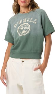 O'Neill Athletic Seal Short Sleeve Fleece Graphic Sweatshirt