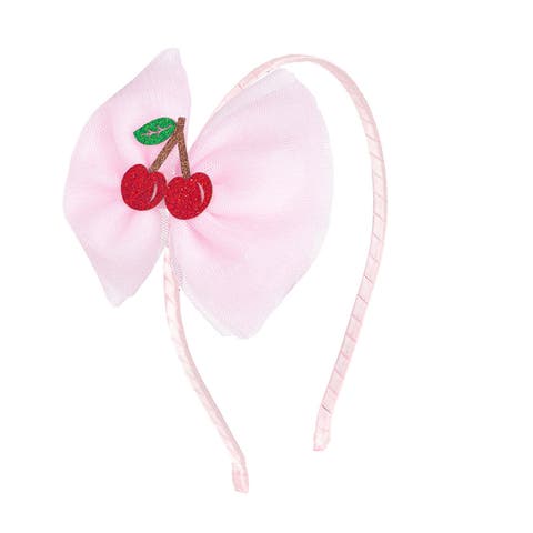 Cherry Tulle Bow Headband (Toddler & Little Kid)