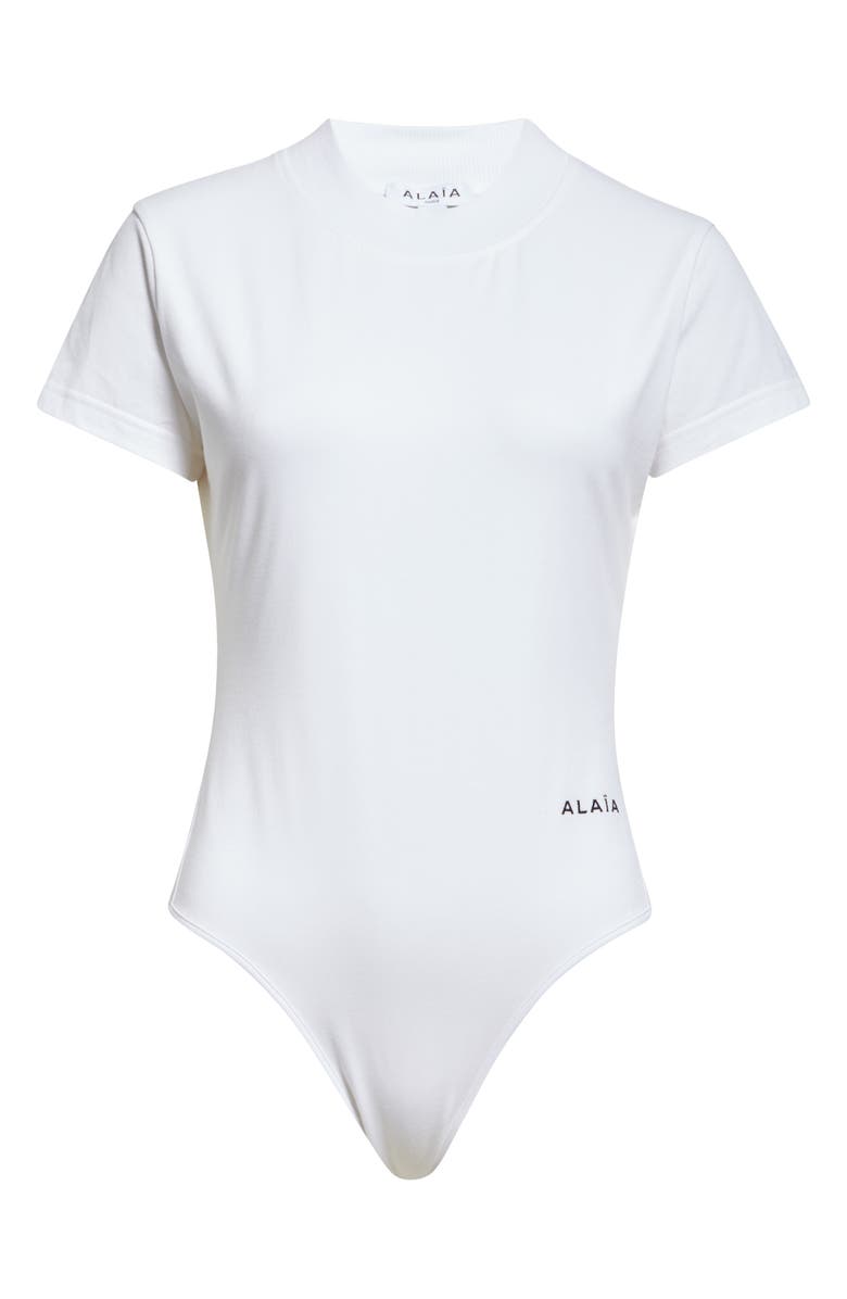 Alaïa T-Shirt Body, Alternate, color, Blanc