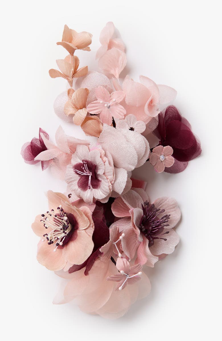 Helena Simon The Cherry Blossom Branch Floral Brooch, Main, color, Pink