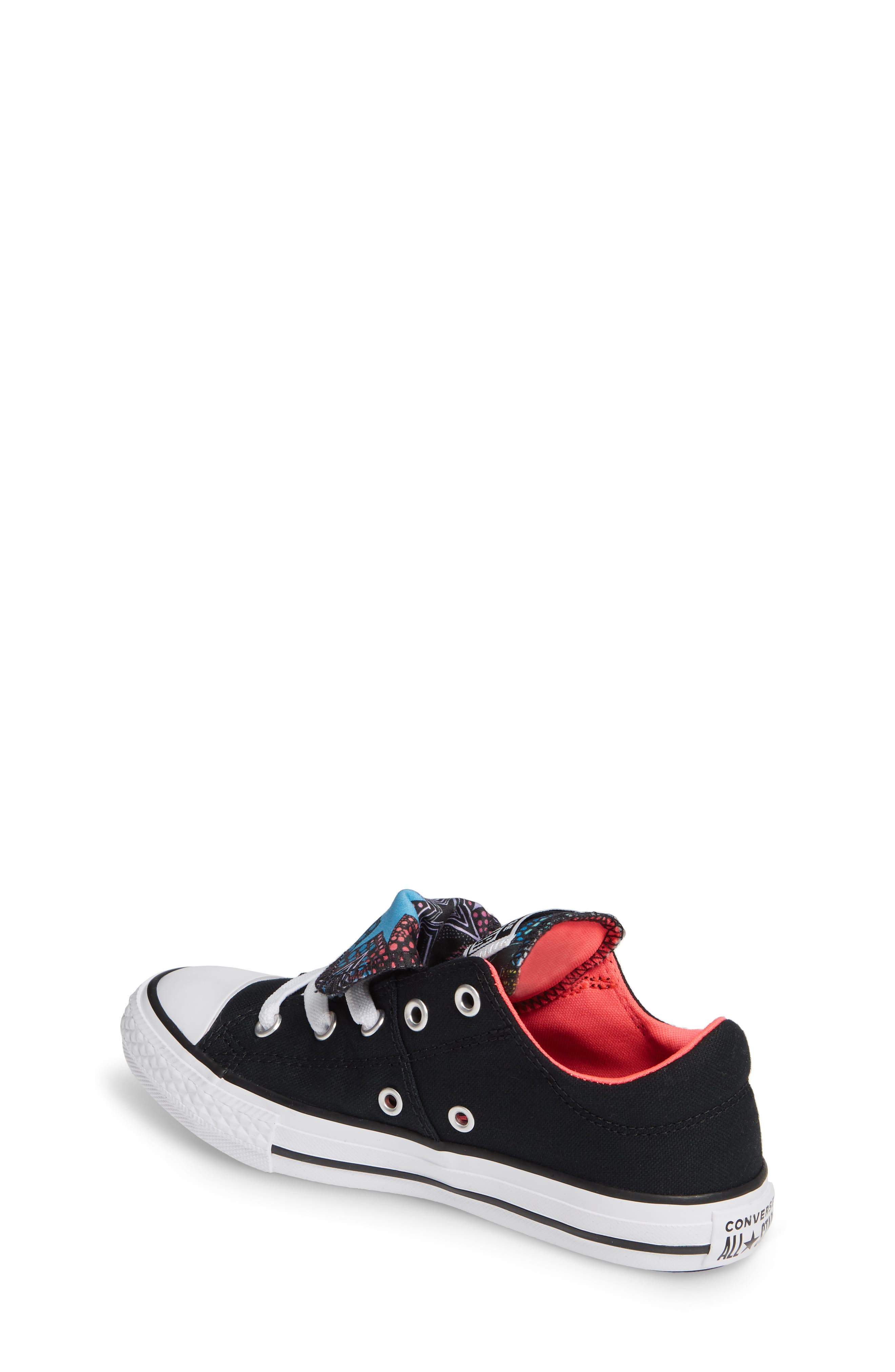 Converse Chuck Taylor<sup>®</sup> All Star<sup>®</sup> Maddie Double Tongue Sneaker, Alternate, color, 