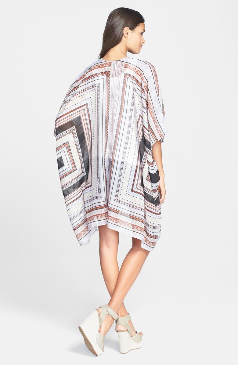 Sol & Mer Oversized Print Cover-Up, Alternate, color,