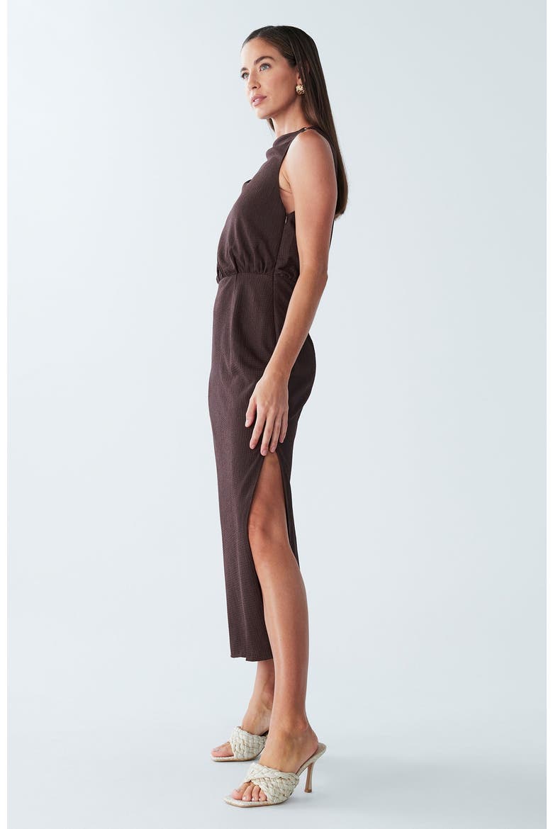 Alias Midi Dress, Alternate, color, Chocolate