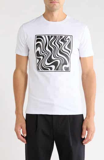 3D Ripple Graphic T-Shirt