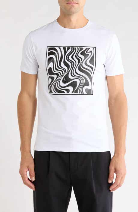 3D Ripple Graphic T-Shirt