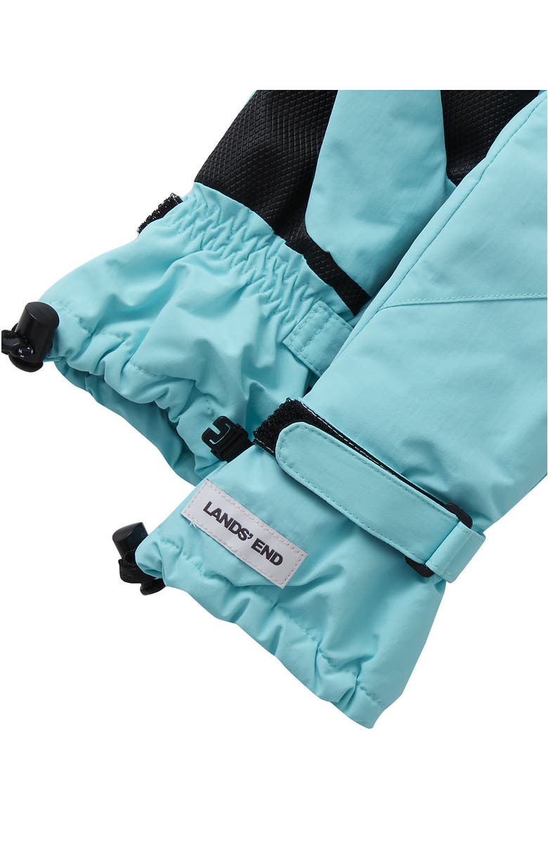 Lands' End Kids Squall Mittens, Alternate, color, Aqua Splash