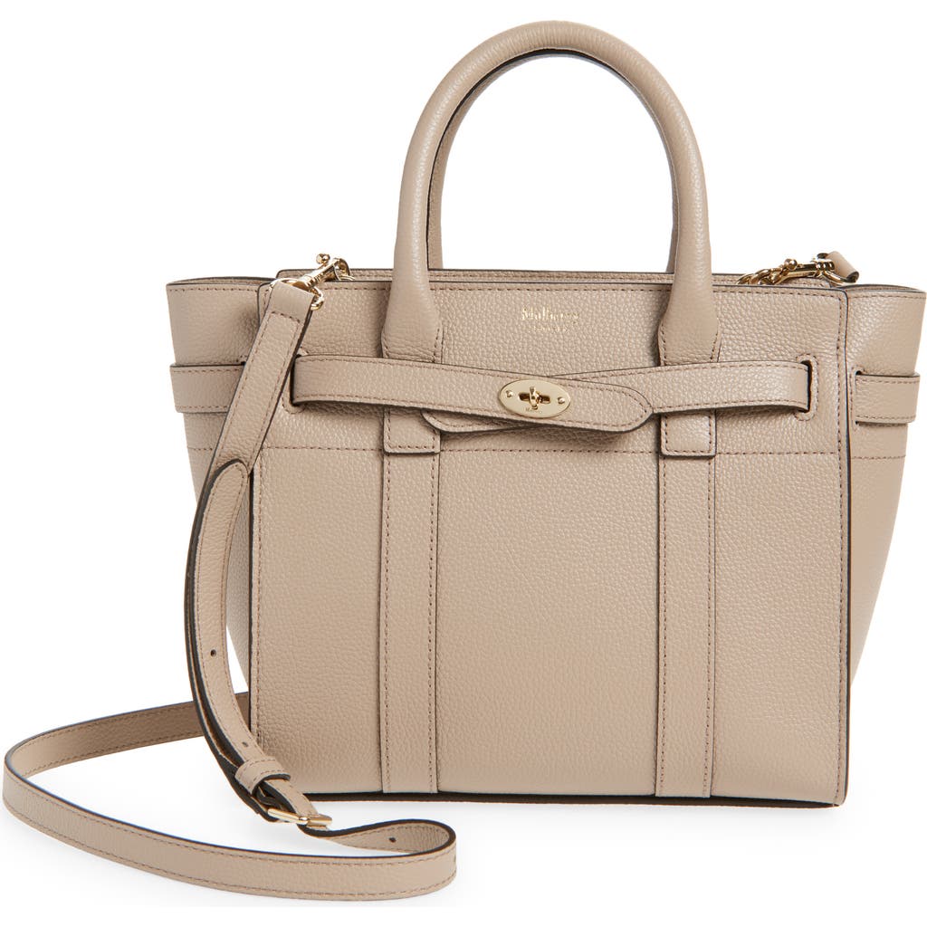 Mulberry Mini Zipped Bayswater Leather Tote