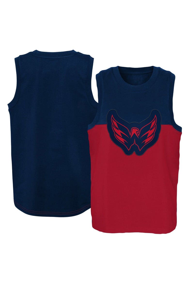 Youth Red/Navy Washington Capitals Revitalize Tank Top, Main, color, Red