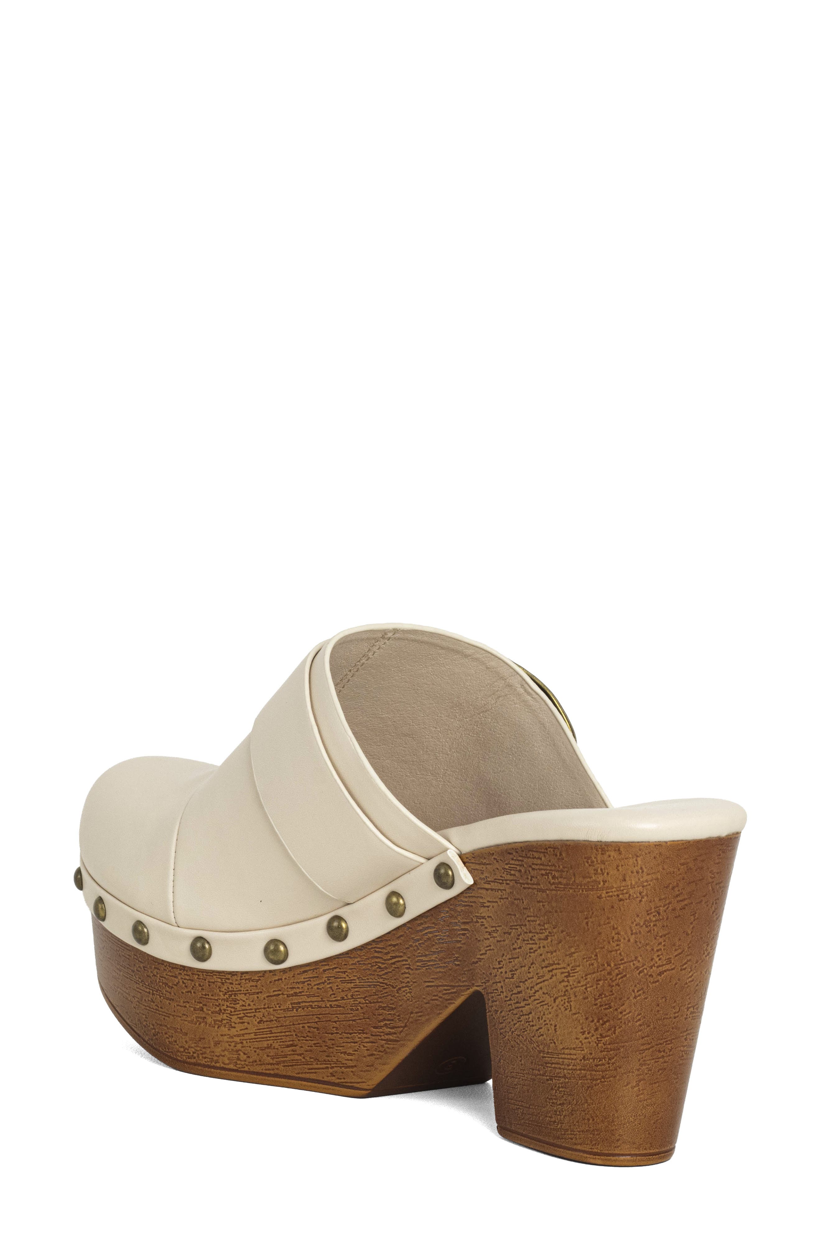 Lucy Platform Clog, Alternate, color, BONE