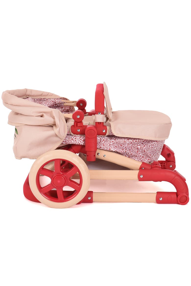 Rhs Single Doll Pram, Convertible 2 In 1, Alternate, color, Multicolored
