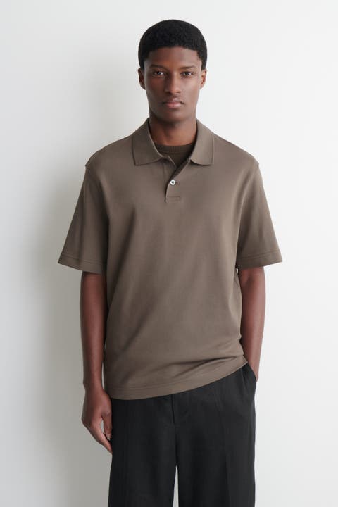 Interlock Cotton Polo Shirt
