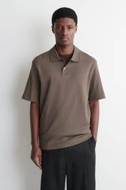 COS Interlock Cotton Polo Shirt
