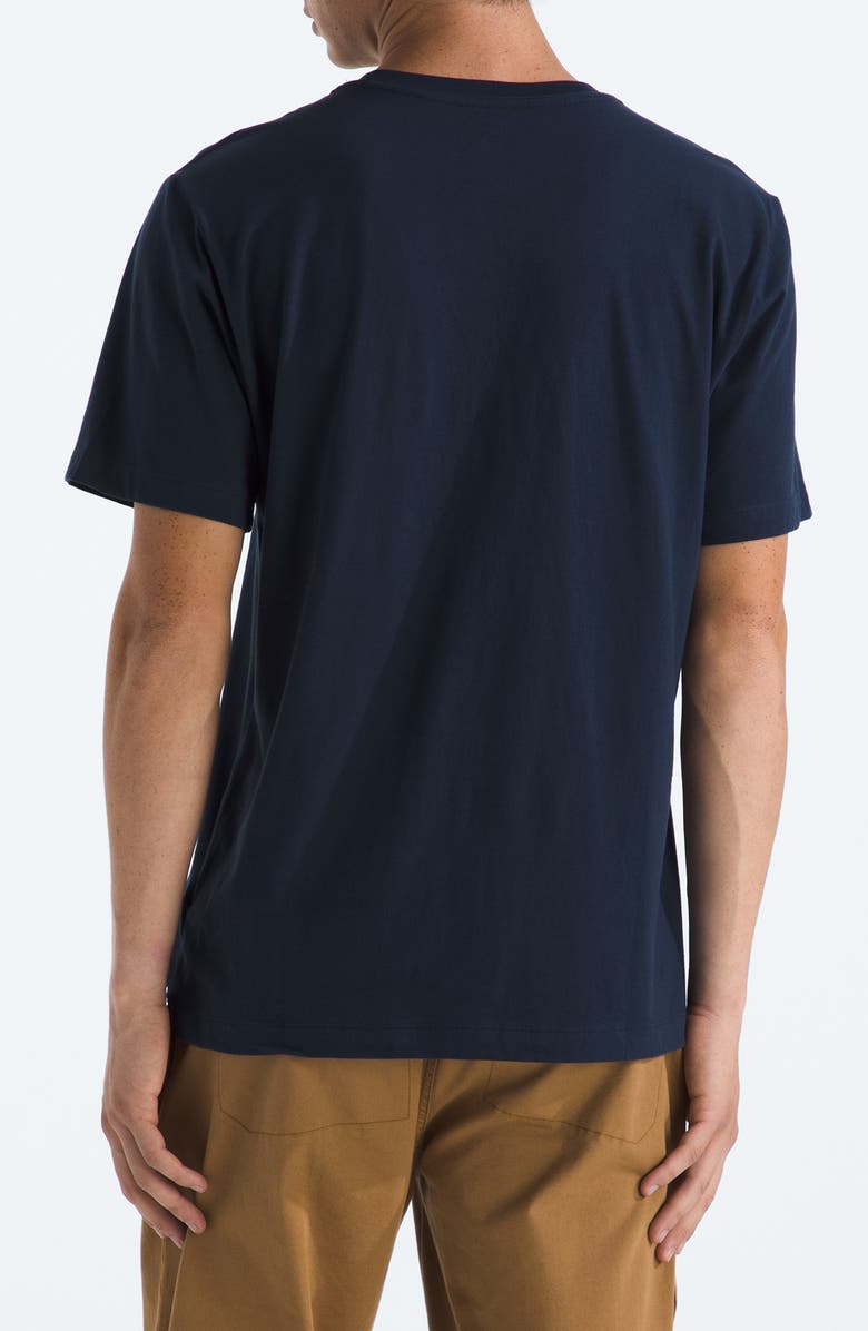 The North Face Evolution Simple Dome Cotton T-Shirt, Alternate, color, Summit Navy