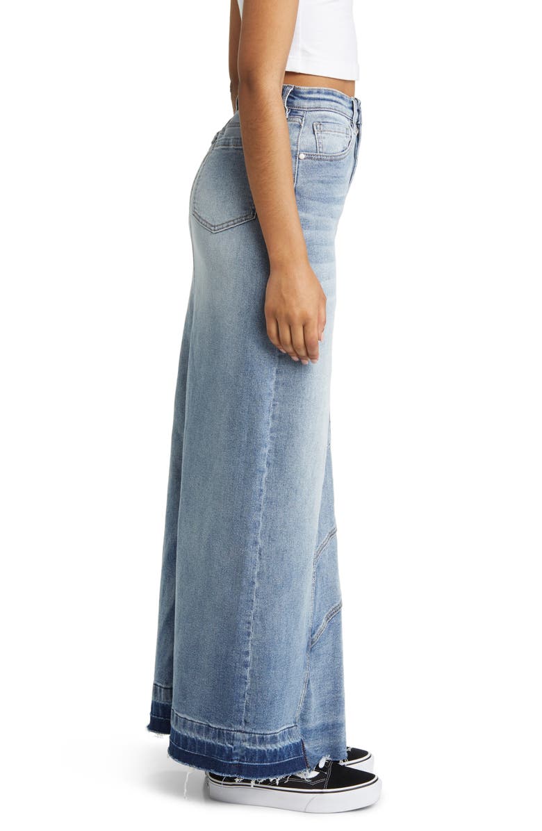 PTCL Release Hem Denim Maxi Skirt, Alternate, color, 
