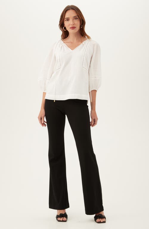 TRINA TURK TRINA TURK JOPLIN LADDER CUTOUT COTTON TOP 