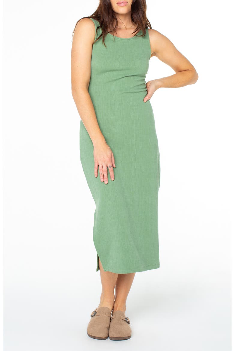 City Lights Tank Midi Dress, Main, color, LODEN GRN