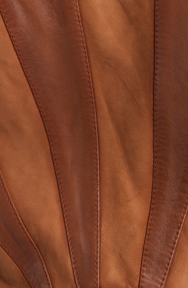 MAURITIUS Sunny 2 Leather Jacket, Alternate, color, Cognac