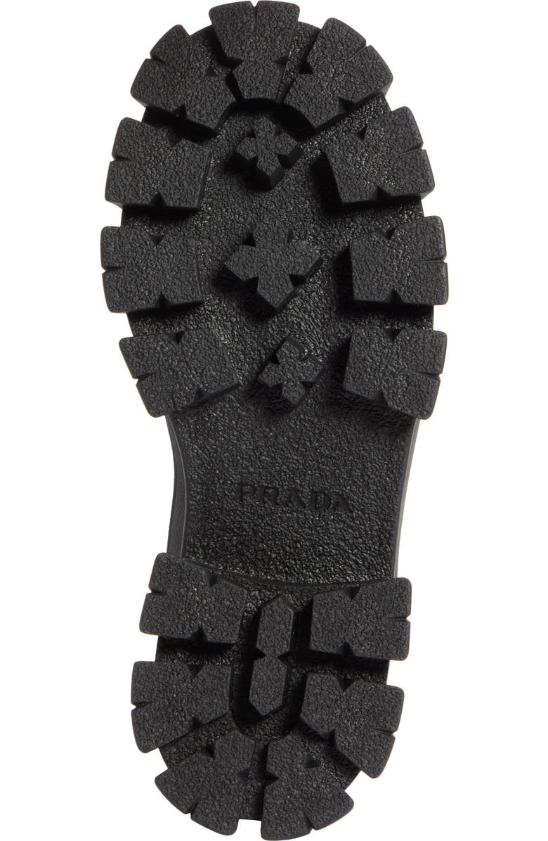 Prada Logo Monolith Duck Boot, Alternate, color,