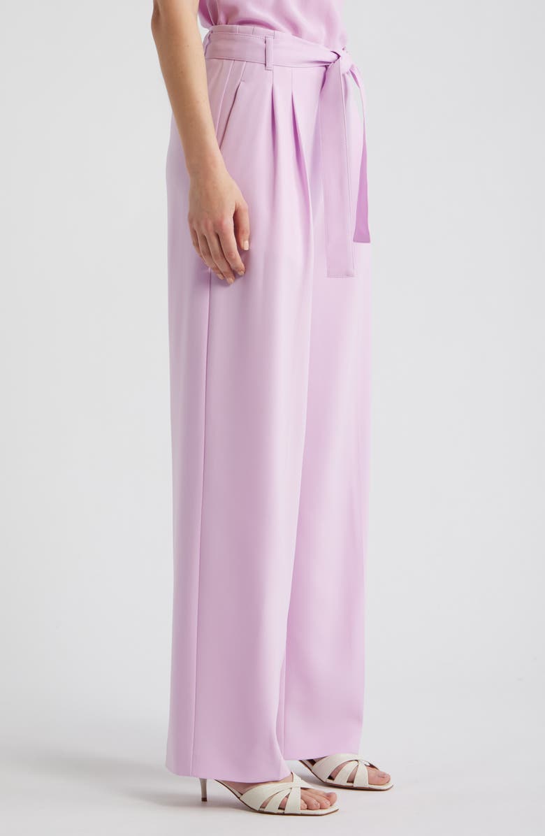 BOSS Tapiana Straight Leg Pants, Alternate, color, Sakura Rose