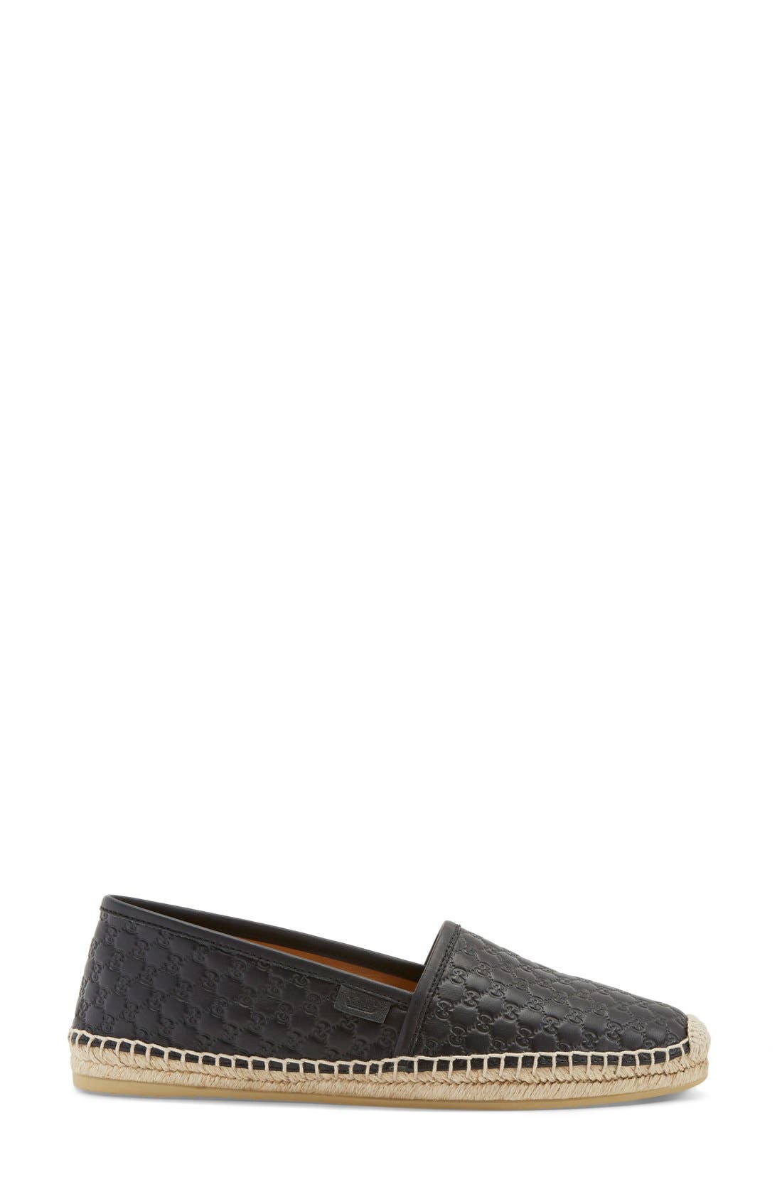 Gucci 'Pilar' Espadrille Flat, Alternate, color, 