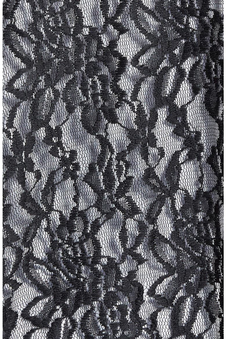 Lace Kimono, Alternate, color, JET BLACK