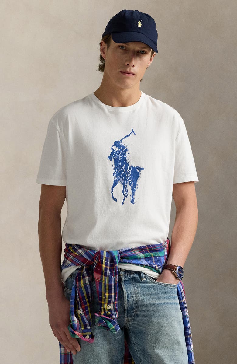 Polo Ralph Lauren Classic Fit Big Pony Logo Graphic T-Shirt, Alternate, color, 