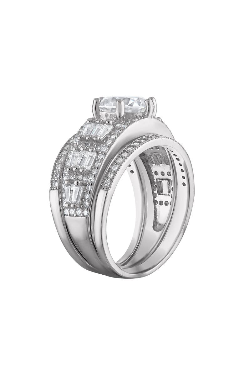 FZN Moissanite Ring, Alternate, color, Silver