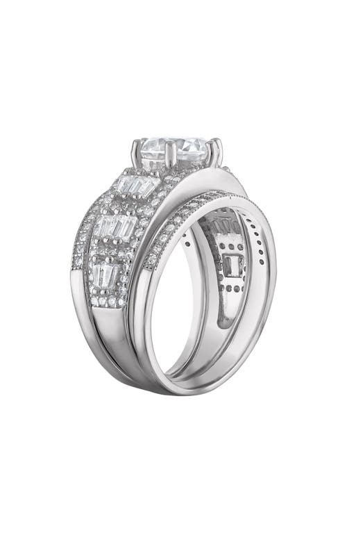 Fzn Moissanite Ring In Silver