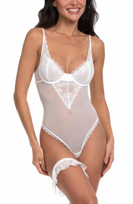 Lanie Underwire Thong Teddy & Garter
