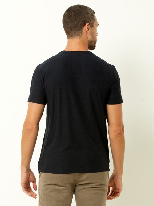 Single Stitch Premium Crew Neck T-shirt In Black