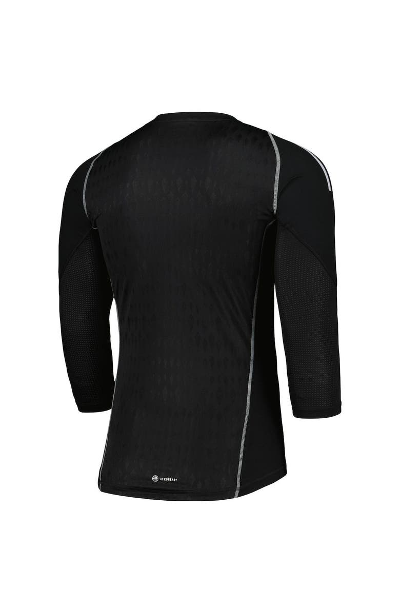 adidas Men's adidas Black New York Red Bulls 2023 Goalkeeper Long Sleeve Replica Jersey, Alternate, color, 