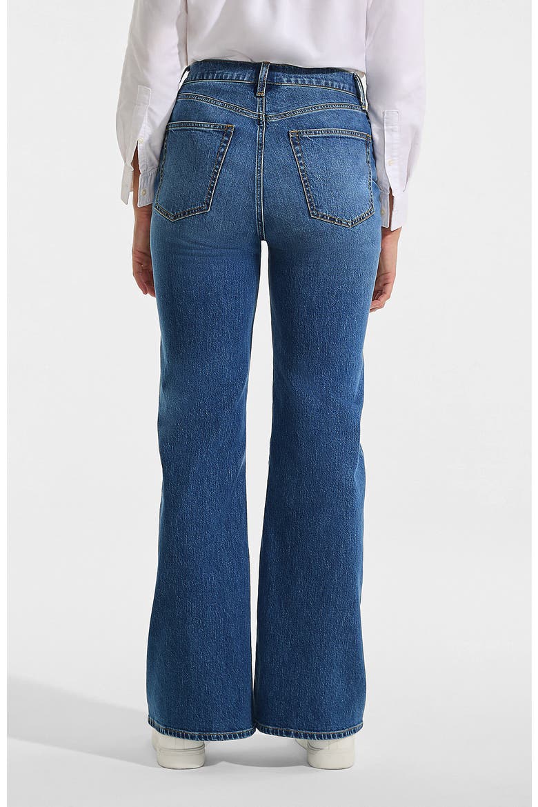Soft Denim High Rise Classic Flare Jeans, Alternate, color, Indigo Tide Blue
