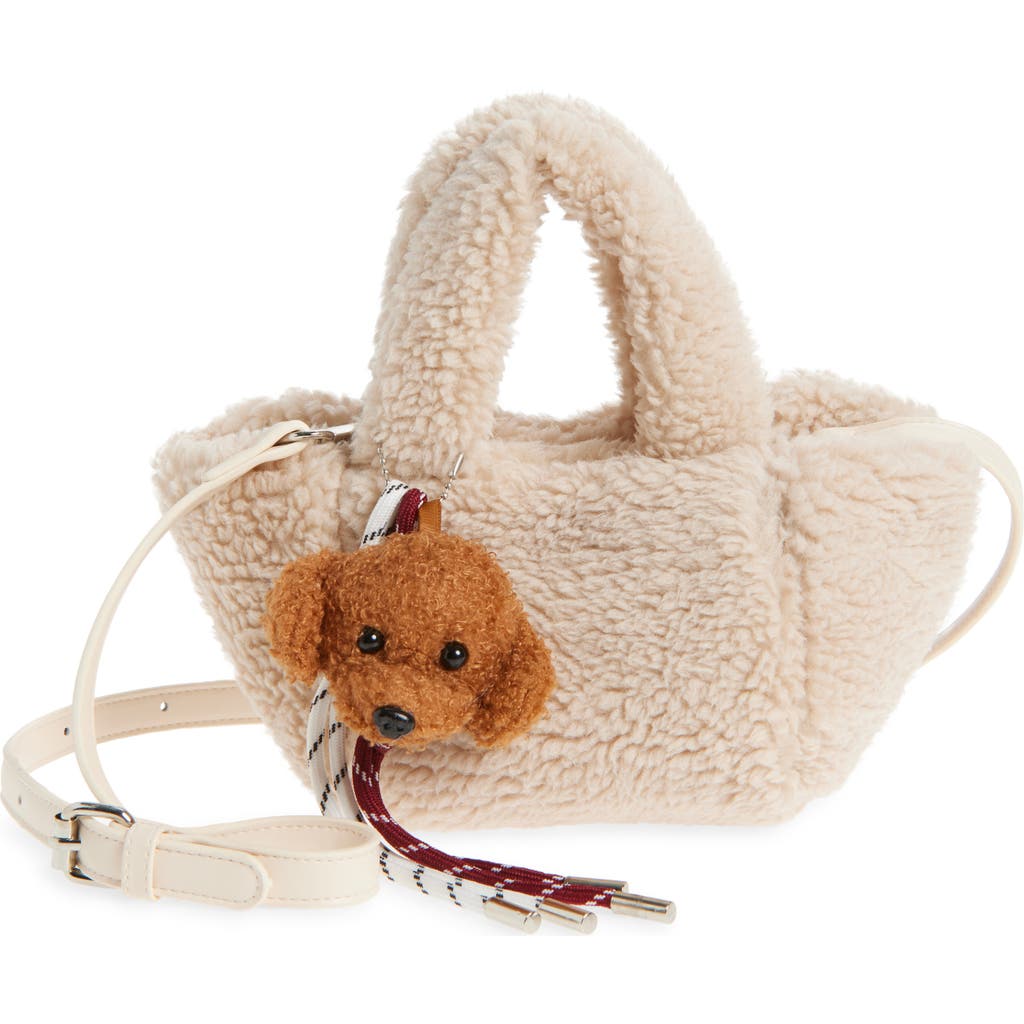 Ruby & Ry Kids' Faux Fur Tote in Camel  product