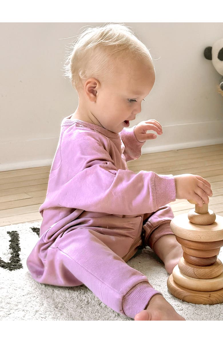 gunamuna Cotton Jumpsuit - Baby, Alternate, color, Poppy