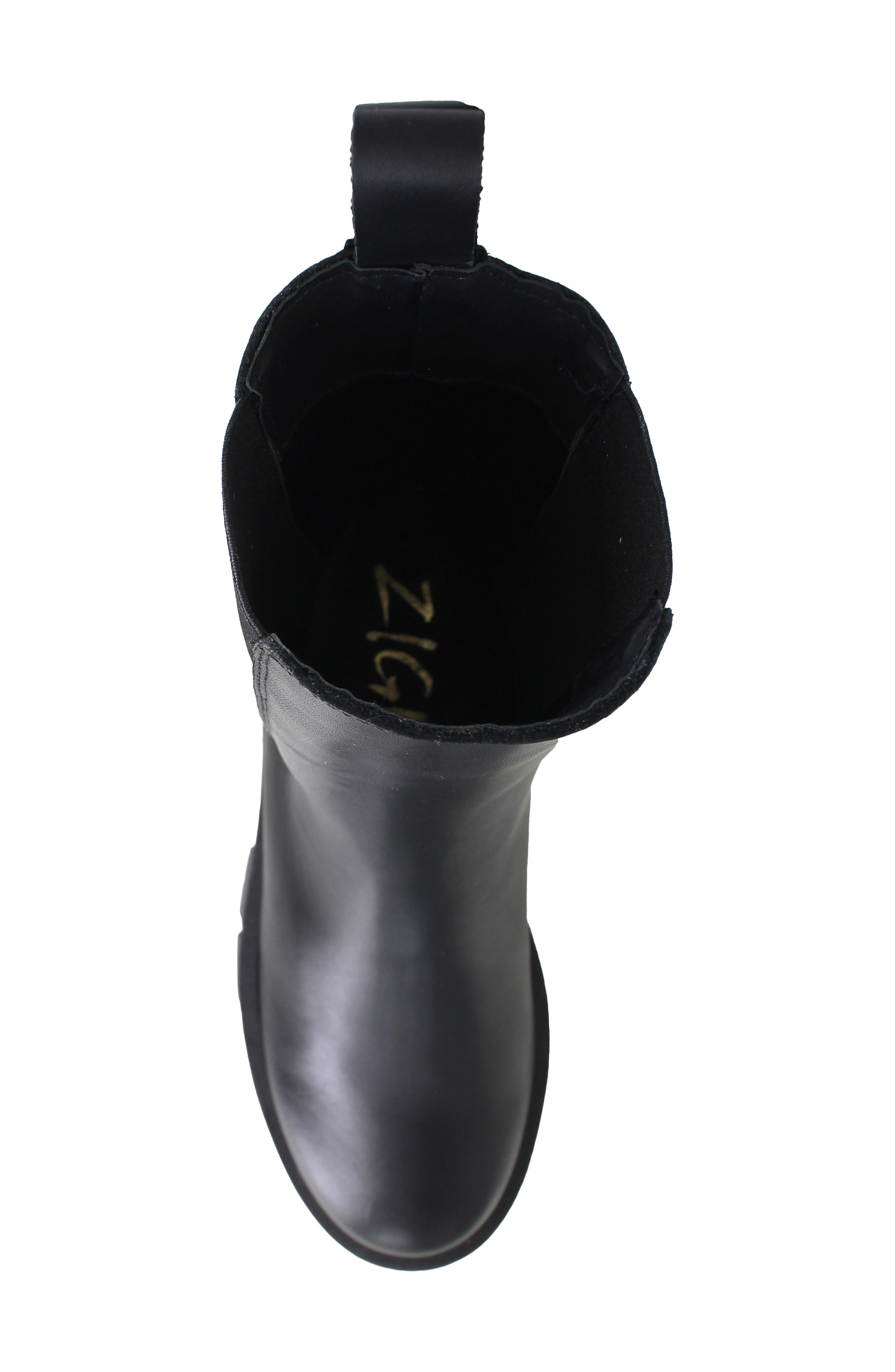 ZIGI Miruzka Waterproof Chelsea Boot, Alternate, color, Black