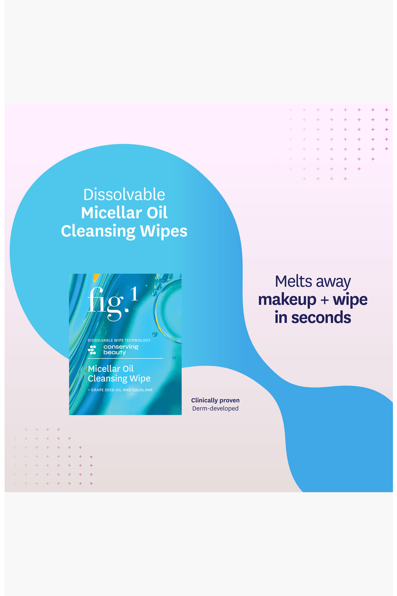 Micellar Oil Cleansing Wipes, Alternate, color, Blue