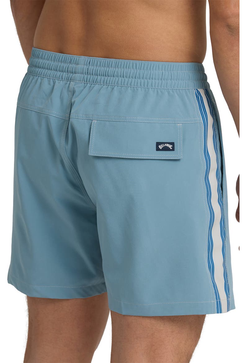 Dbah Panel Layback Swim Trunks, Alternate, color, BLUE FOG