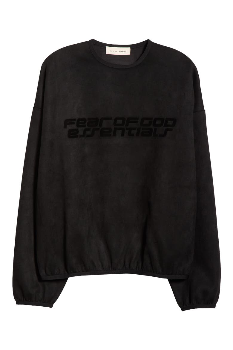Modern Crewneck Graphic Sweatshirt, Alternate, color, VINTAGE BLACK