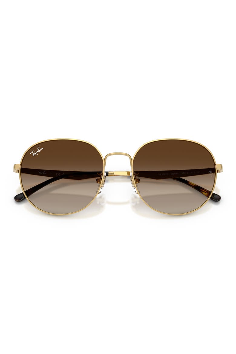 57mm Phantos Round Sunglasses, Alternate, color, ARISTA / BROWN GRADIENT