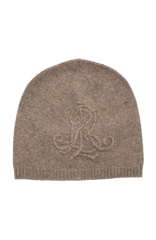 Lauren Ralplh Lauren Embroidered Logo Hat In Brown