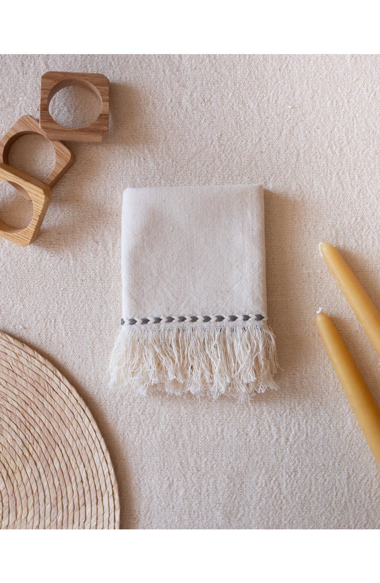 KD Weave Braid Detail Napkin - Set of 2, Alternate, color, Gray