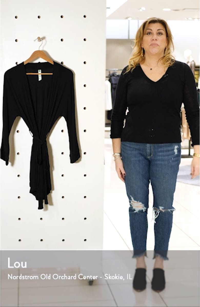 Intimates All American Jersey Robe, sales video thumbnail