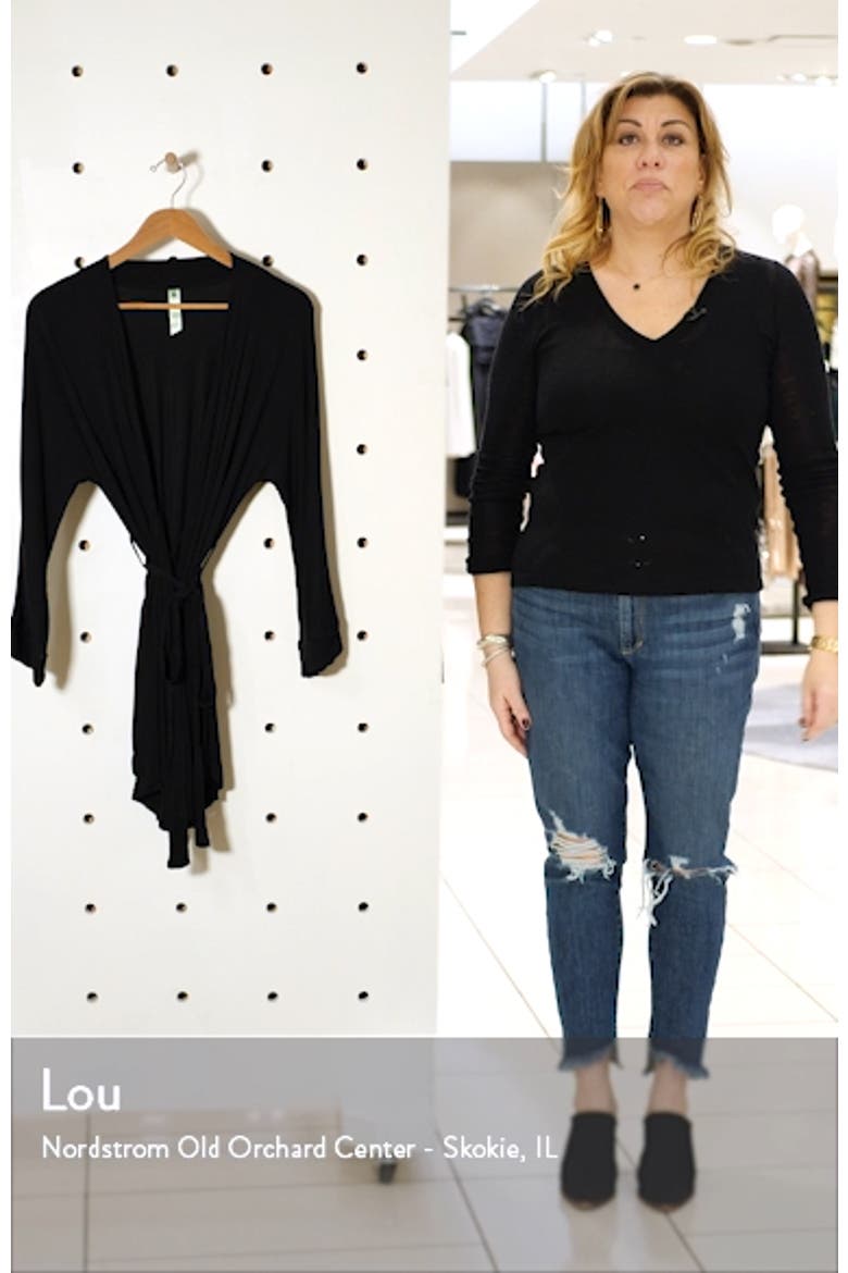 Intimates All American Jersey Robe video