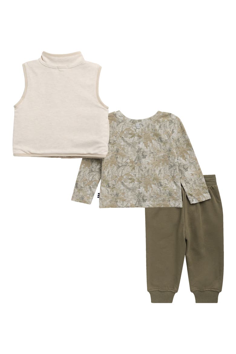 Bonfire Buddy Vest, T-Shirt & Joggers Set, Alternate, color, CAMPER PRINT