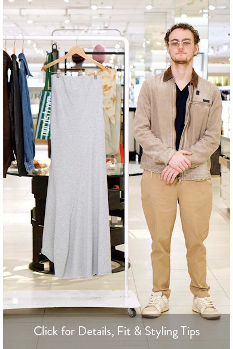 Strapless Cotton Jersey Dress video