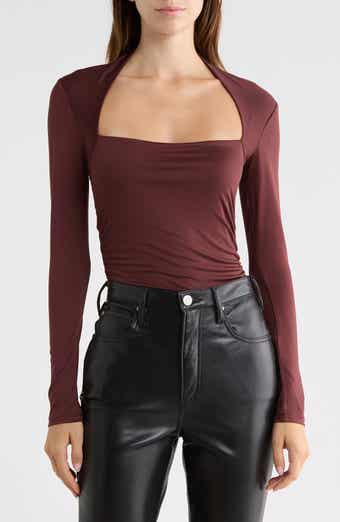 Faux Shrug Knit Top