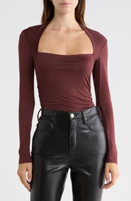 Madden Girl Faux Shrug Knit Top