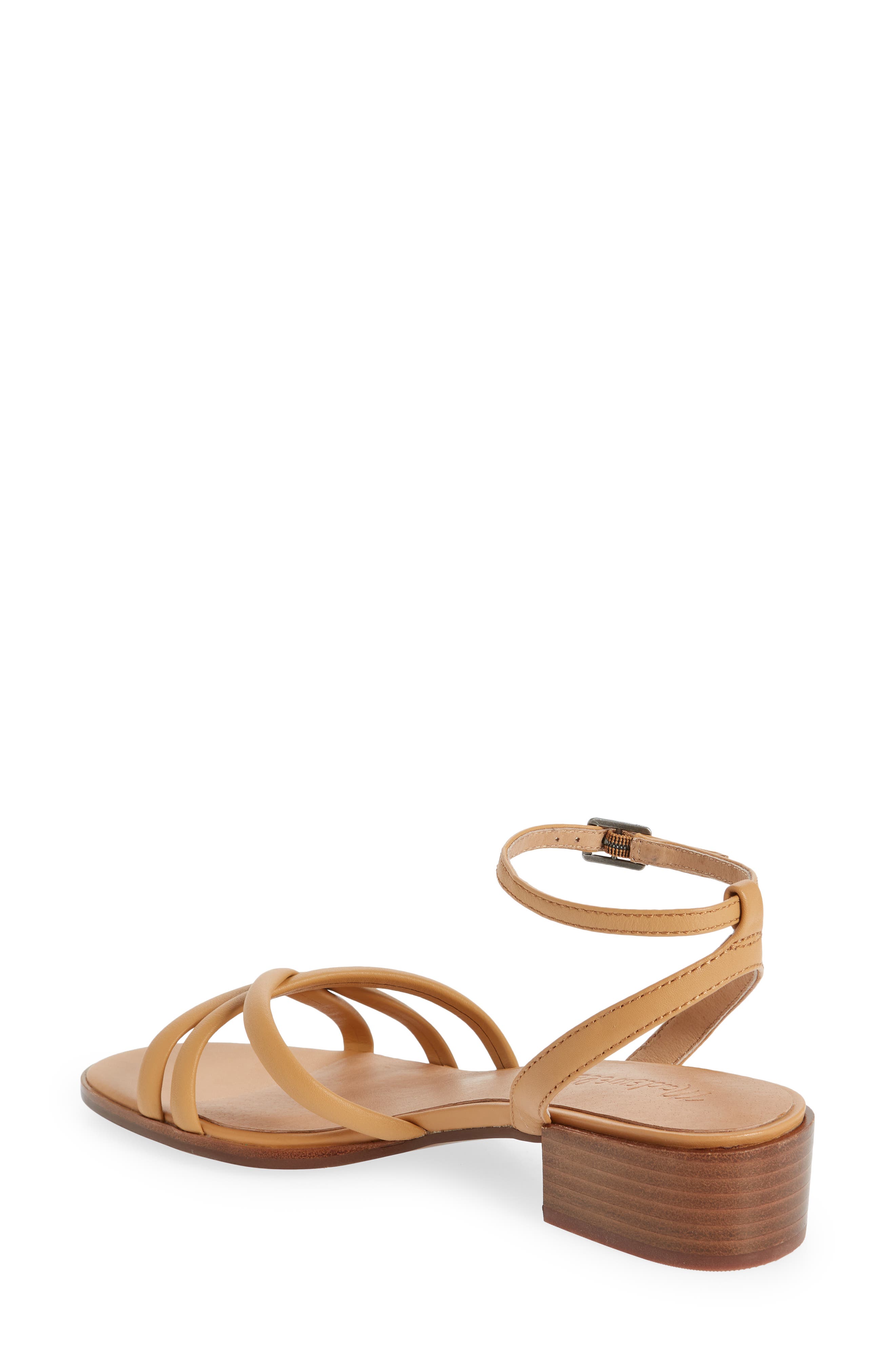 Ankle Strap Sandal, Alternate, color, AMBER BROWN